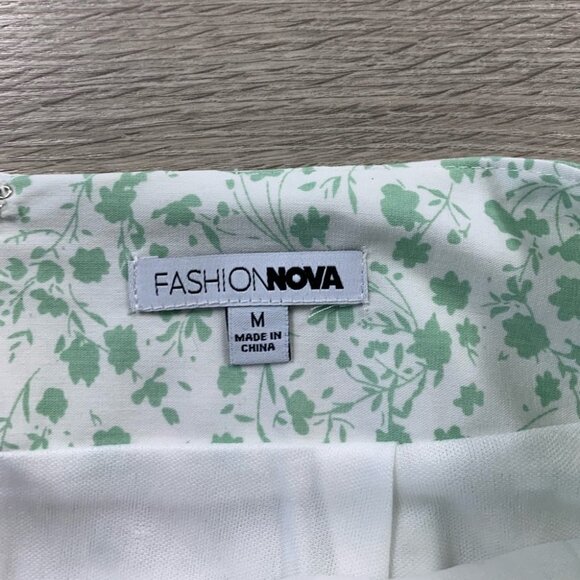 Fashion Nova Carmen Floral Mini Skirt Set - Mint/combo - Picture 10 of 14